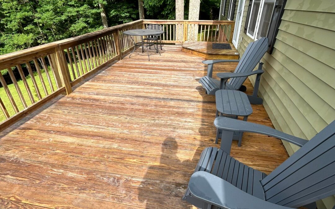 5 Star Deck Cleaning Project in Boone NC 28607 Wishnwash